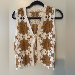 Crochet Lace Vest granny squares